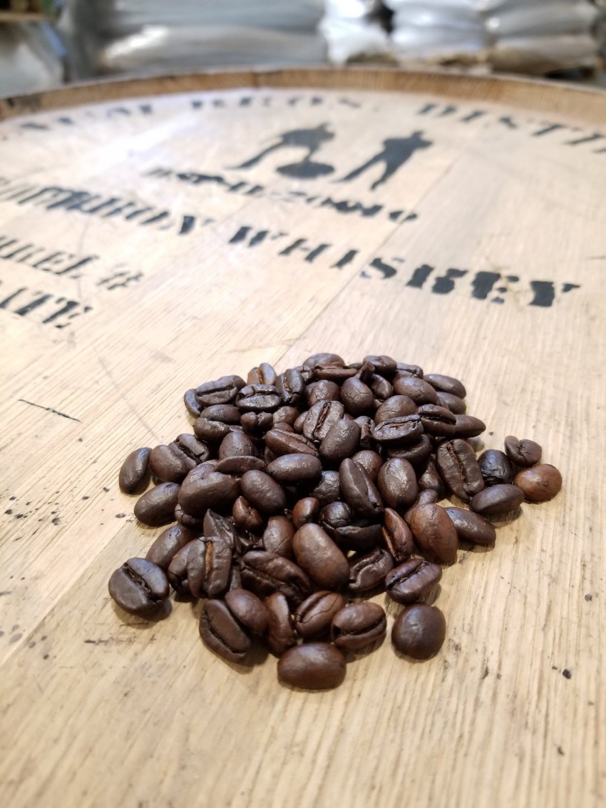 Verena Street Coffee Co. Coffee 8oz whole bean Knotter Bourbon Barrel Sumatra, whole bean coffee (Batch 3)