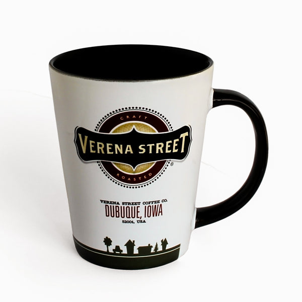 12oz Ceramic Latte Mug w/ Logo