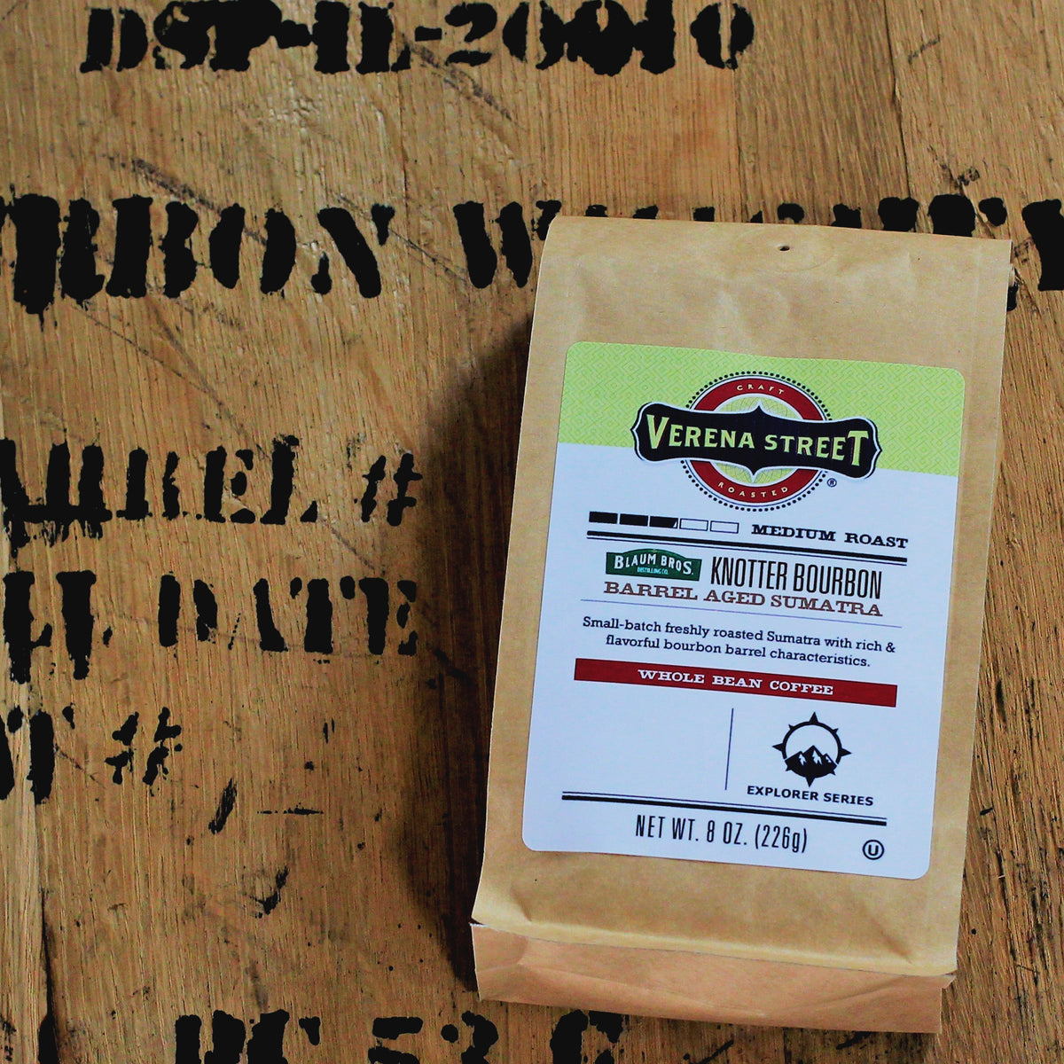 Knotter Bourbon Barrel Sumatra, whole bean coffee (Batch 3